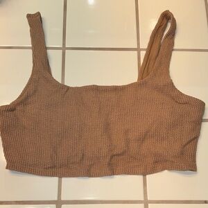 Abercrombie & Fitch Brown Knit Crop Top. Sleep wear